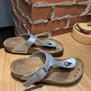Birkenstock silver sandals